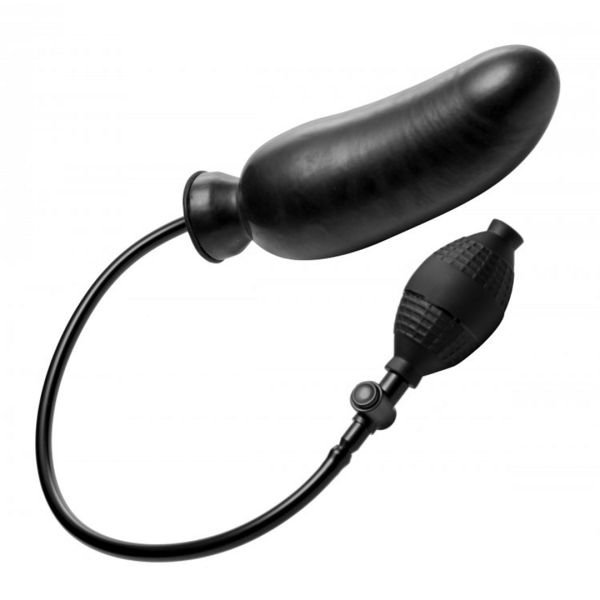 XR Brands Renegade Opblaasbare Dildo Gebogen Siliconen