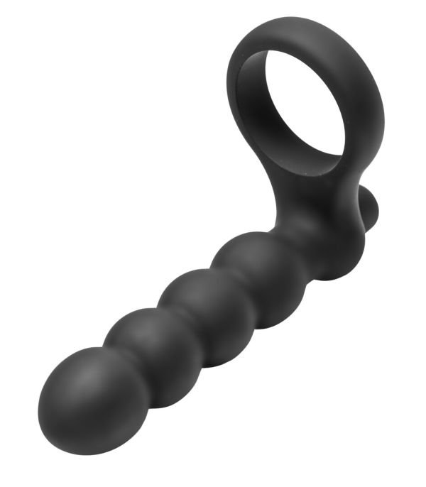 XR Brands Dubbel Plezier Beaded Cockring