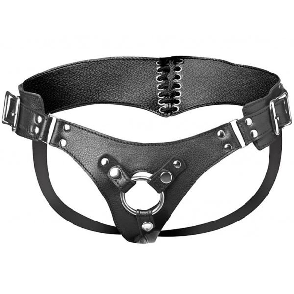 XR Brands Lijfje Korset Strap-On Harnas