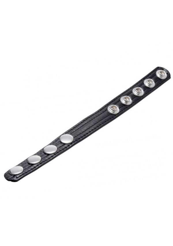 XR Brands Speed Snap Cockring, Zwart