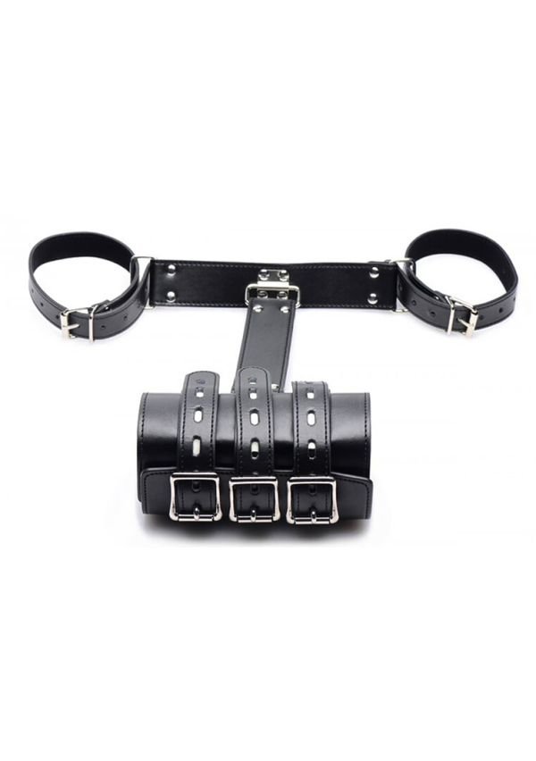 XR Brands STRICT arm restraint, gewatteerde gespen