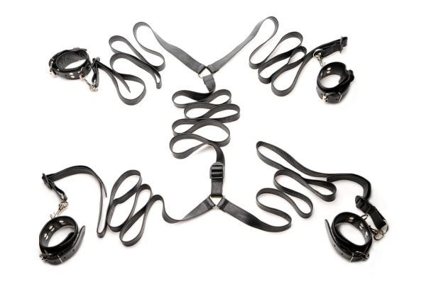 XR Brands lerenbedbindingsset Premium