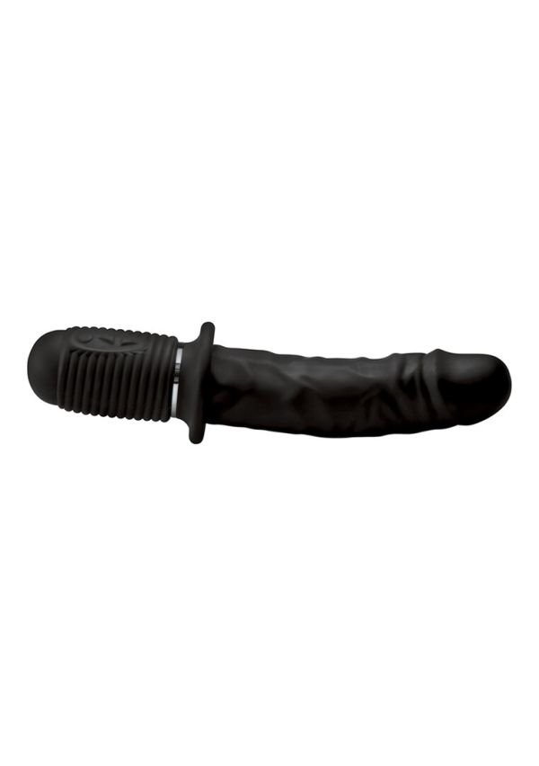 XR Brands Power Pounder, Rechargeable Vibrating and Thrusting Dildo
