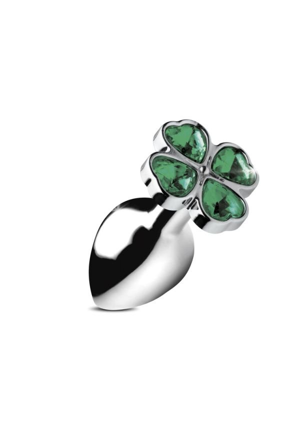 XR Brands Lucky Clover Metalen Plug, Small
