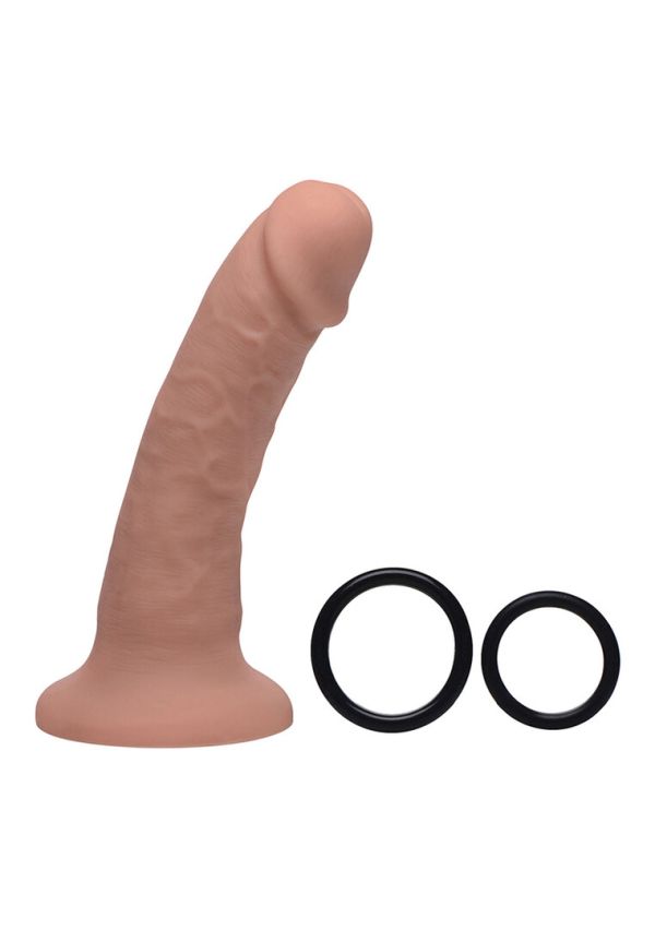 XR Brands Seducer Siliconen Dildo met Harnas 18cm