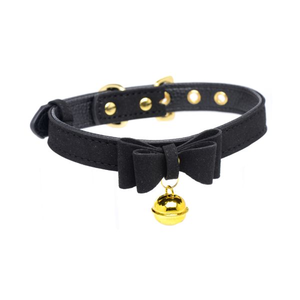 XR Brands Gouden Kitty Bel Collar Huisdierspel