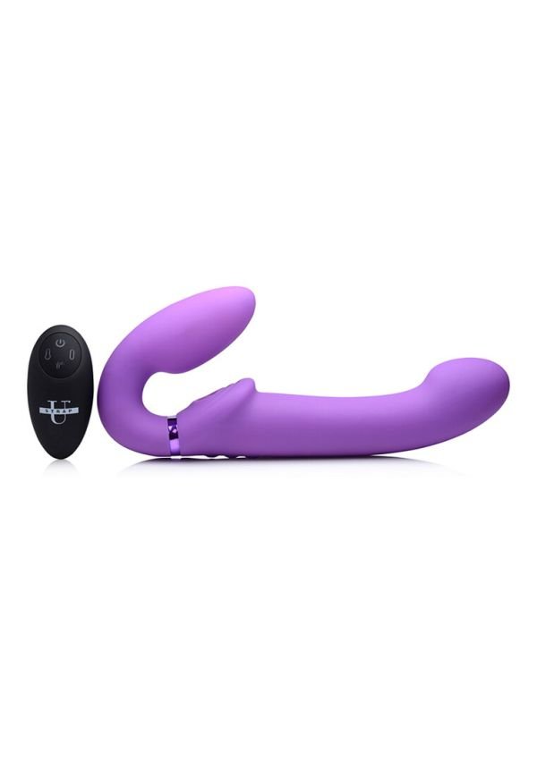 XR Brands Ergo-Fit G-Pulse Dubbel-Eindige Strapless Dildo Dubbele Motor