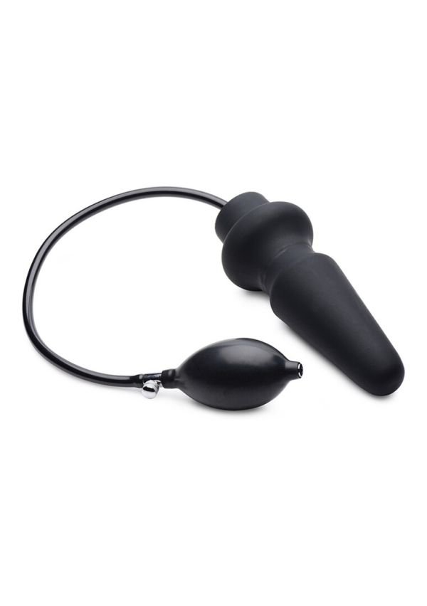 XR Brands Ass-Pand opblaasbare siliconen plug groot