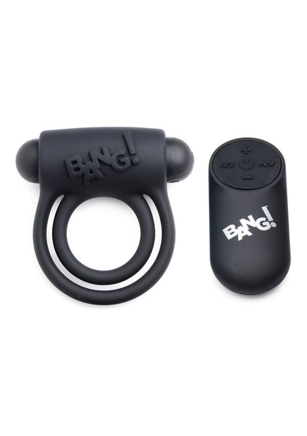 XR Brands Siliconen Cockring met Kogel en Afstandsbediening