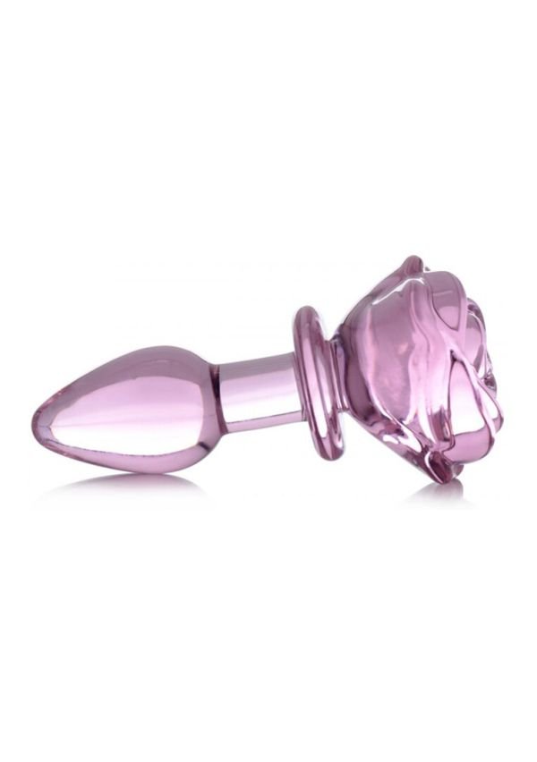 XR Brands Glas Roos Anale Plug