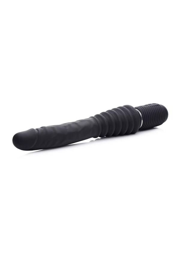 XR Brands Thrust Master Siliconen Dildo met Handvat, 18 cm Inbrenglengte