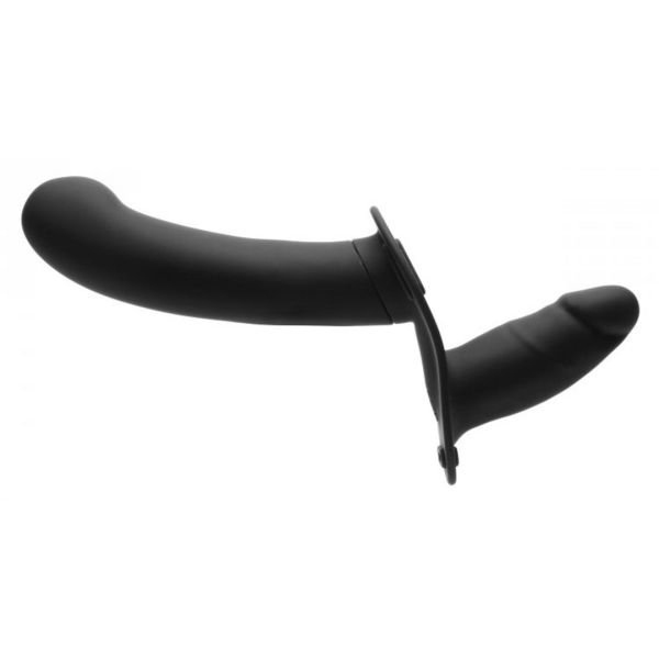 XR Brands Dubbele Diva Twee-Weg Vibrerende Strap-On Afstandsbediening