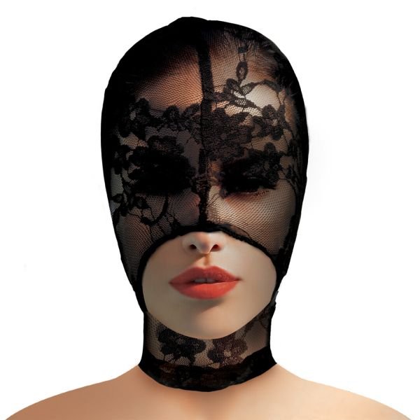 XR Brands Kant Verleiding Polyester Bondage hood