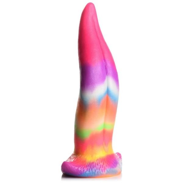 XR Brands Eenhoorn Tong Glow Dildo