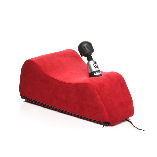 XR Brands deluxe wand zadel rijdkussen rood