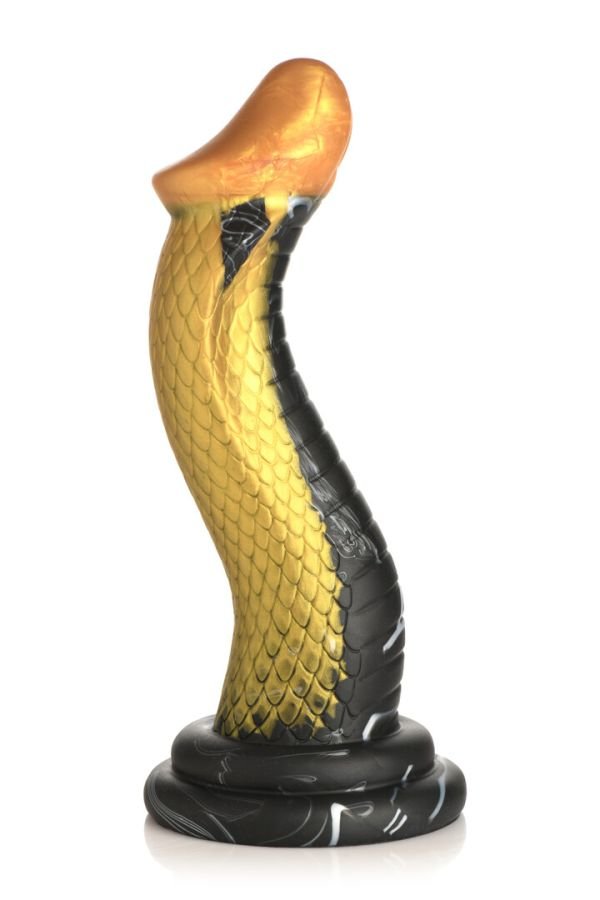 XR Brands Golden Snake, Gebogen Cobra dildo