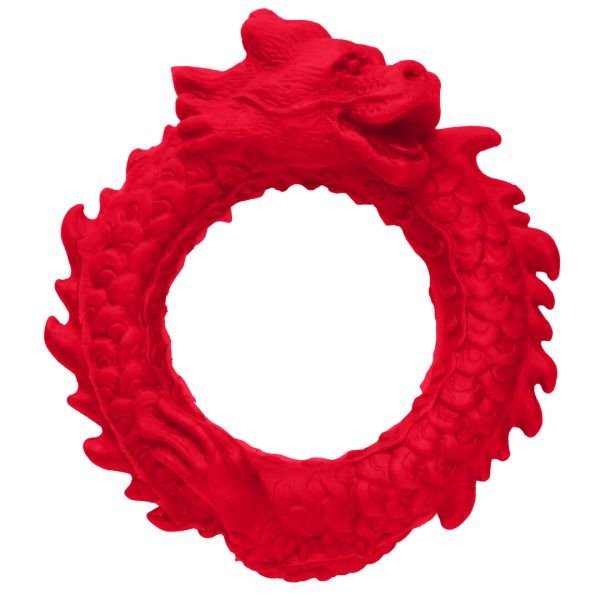 XR Brands Rise of the Dragon Cockring, Rood