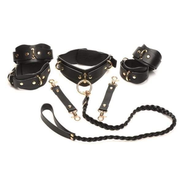 XR Brands Lover's Restraints Veganistisch Leer Collectie