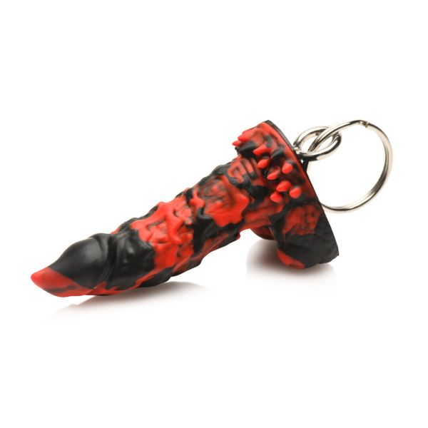XR Brands Fire Demon Keychain, Silicone