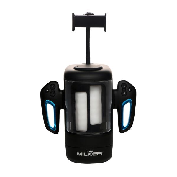 XR Brands Cyber Milker with Phone Holder