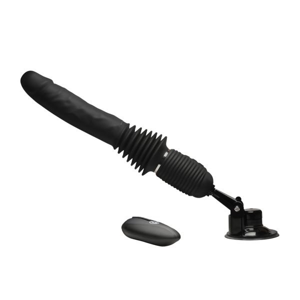 XR Brands Ultimate Power Pounder, Thrusting Vibrator with Adjustable Stand