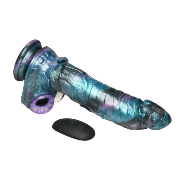 XR Brands Astro-Thrust, Alien-Inspired Thrusting Vibrator with Remote