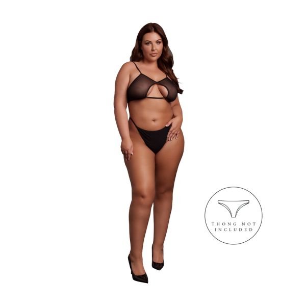 Le Désir Keyhole Mesh Bh met Dubbel Straps