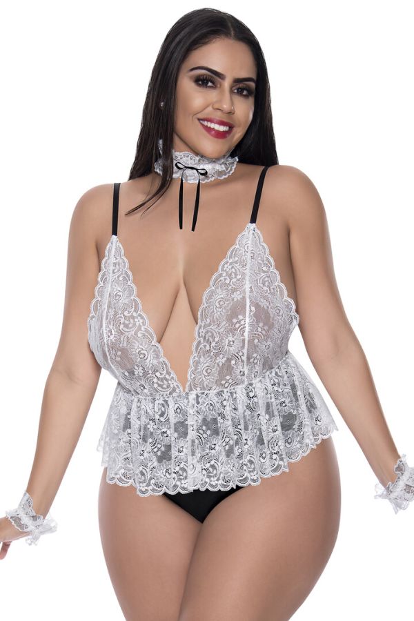 Magic Silk Full Service Witte Kant Teddy