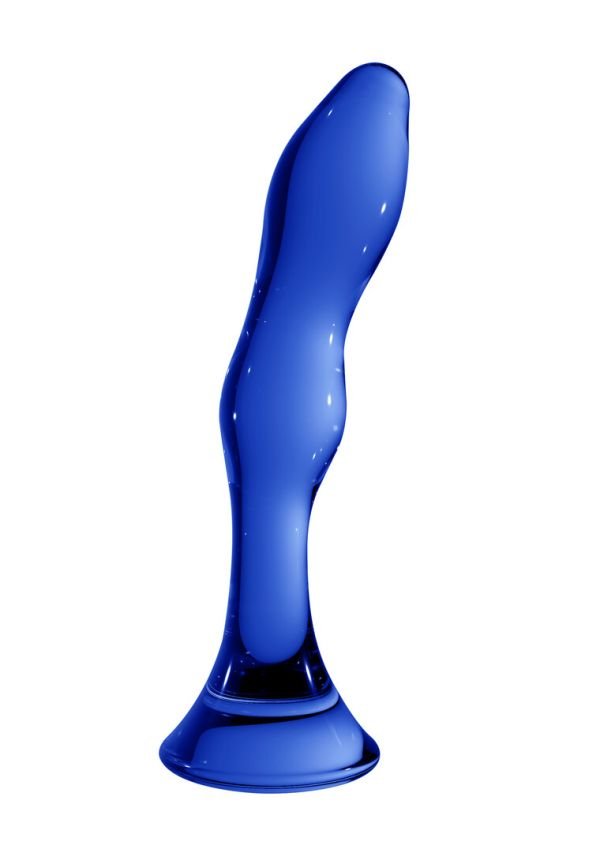 Chrystalino Gallant, Blauwe Borosilicaat Glas dildo