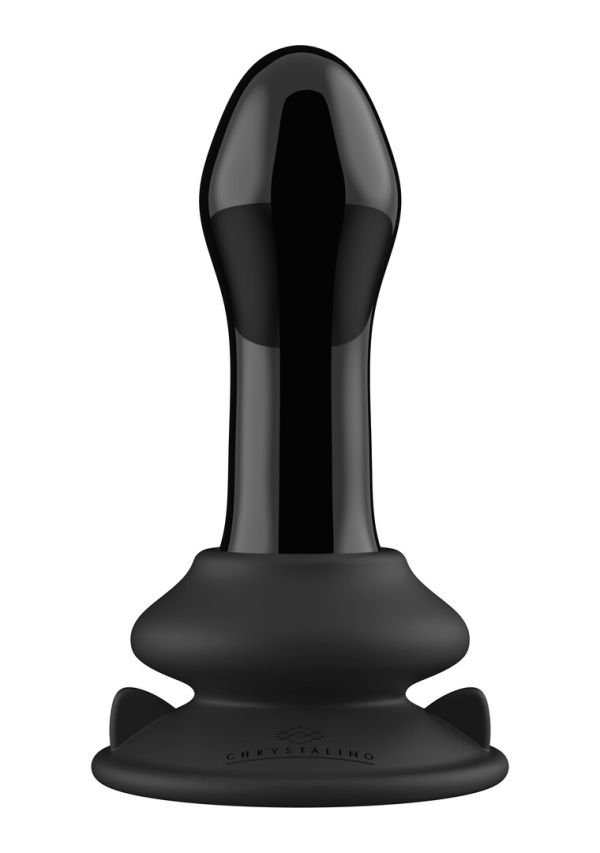 Chrystalino Pluggy Glazen Plug Vibrator Afstandsbediening