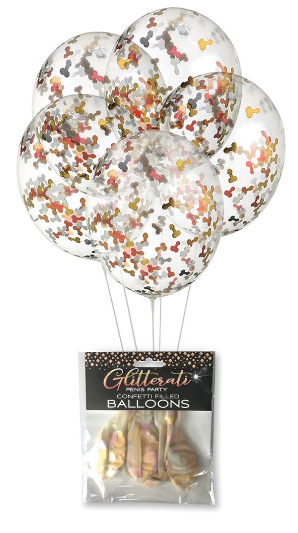 Little Genie Productions Penis Confetti Ballonnen