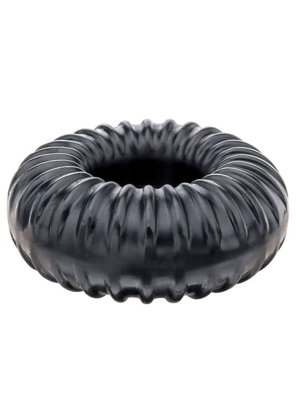 PerfectFitBrand Duurbare Geribbelde Ring Cockring Zwart