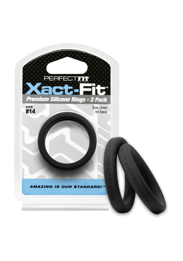 PerfectFitBrand Xact-Fit #14 Mid-Range Precisie Cockring Pair