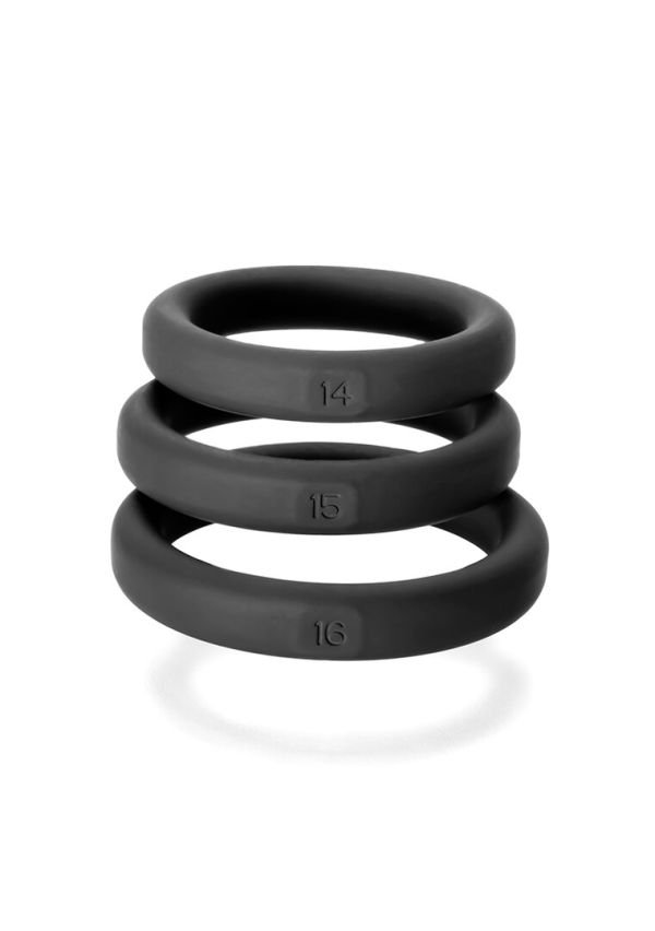 PerfectFitBrand Xact-Fit cockring set S/M, 3-pack