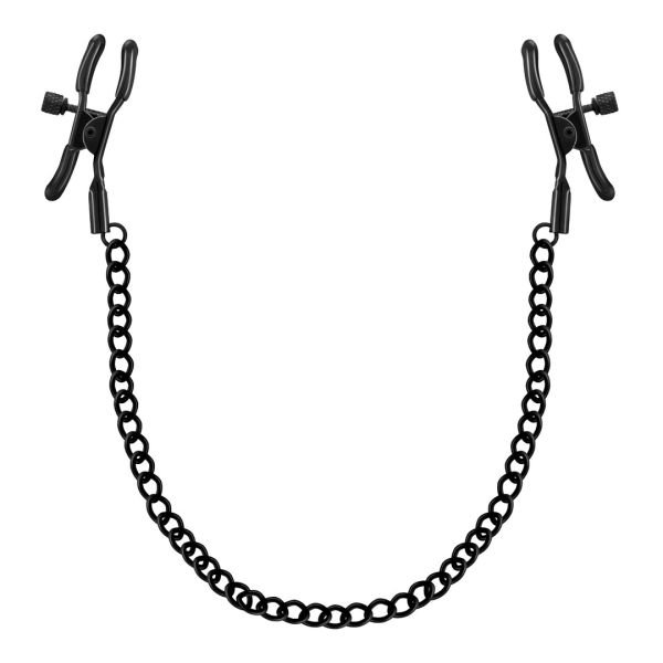 Crushious tepelkettingklemmen zwart rubbertips