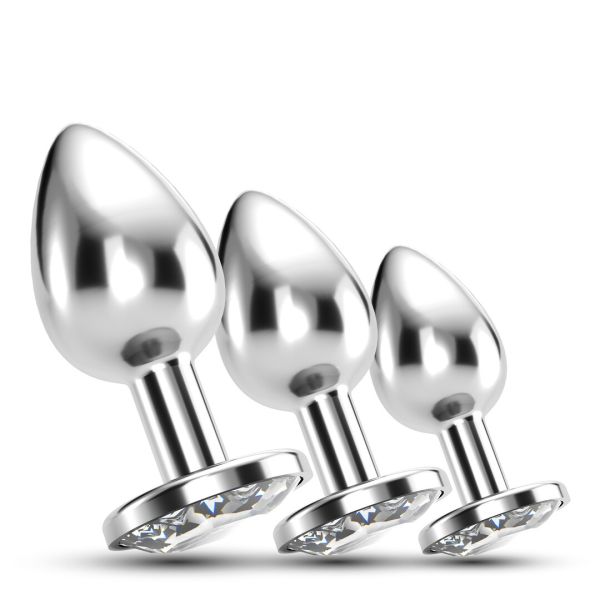 Crushious Bijou Gradueel Anaalplug Set met Steentjes