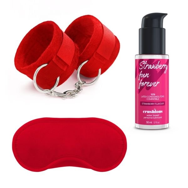 Crushious Me Lo Como Rood aardbei bondage starterset 50ml