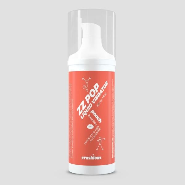 Crushious ZZ Pop Perzik Vloeistof Stimulatie Druppels 30ml