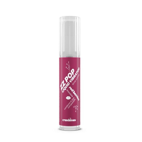 Crushious ZZ Pop Tart Liquid Vibrator, Red Berries
