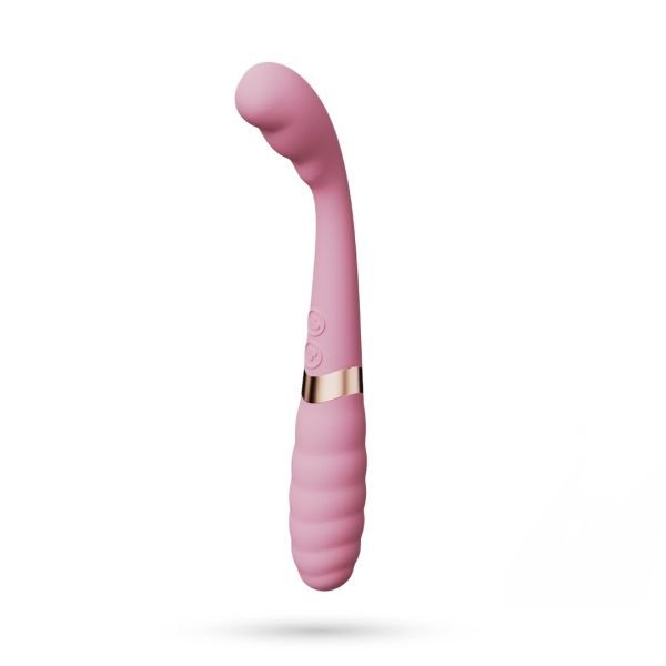 Crushious Pixie flexibele dual-vibrator roze goud