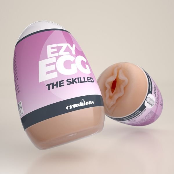 Crushious Ezy Egg Masturbator with Stimulating Interior