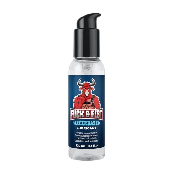 Fuck & Fist Gelijkmiddel op waterbasis, 100ml Knop-Fles
