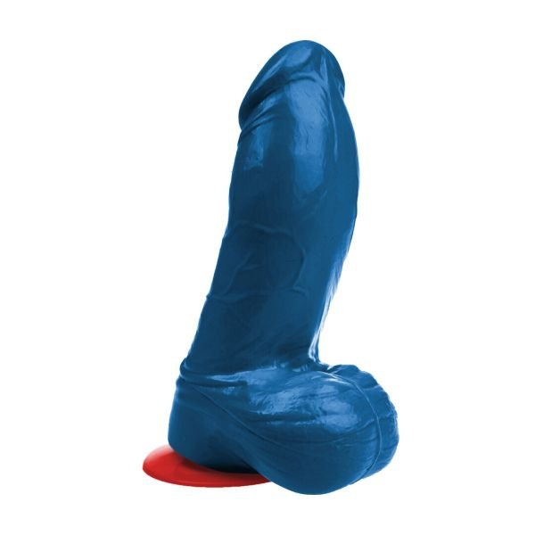 Fuck & Fist Thor XL Gebogen Dildo 21cm Blauw