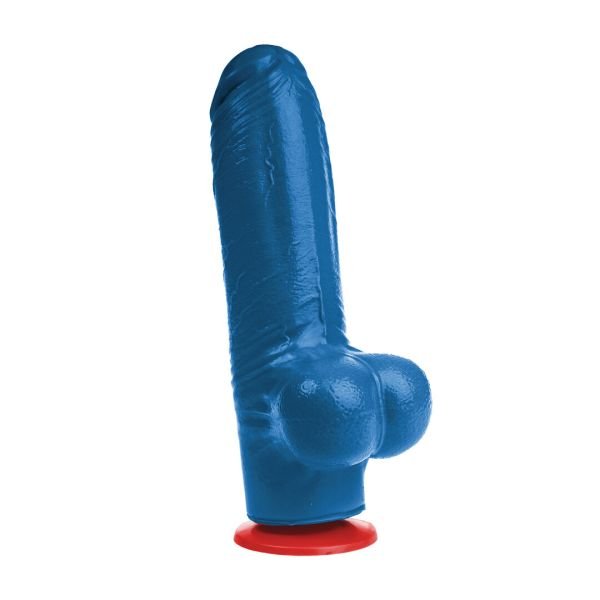 Fuck & Fist Tyr XL Omvangrijke Dildo 18cm Blauw
