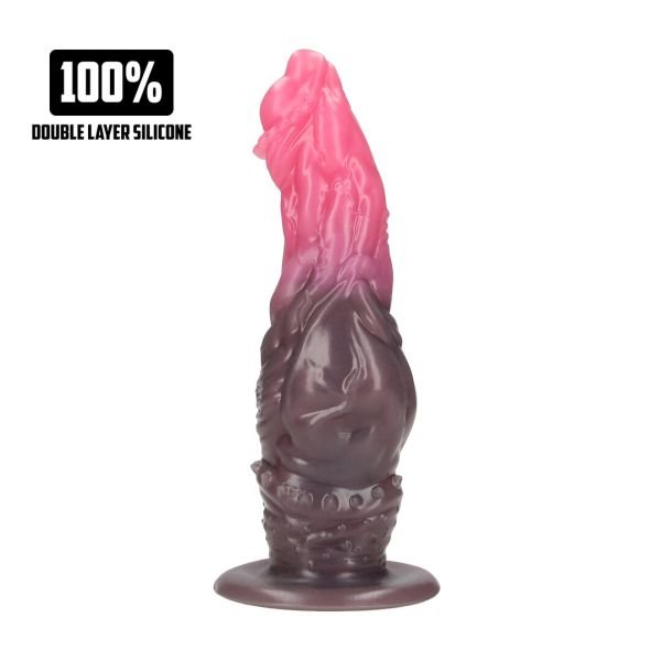Fiction Cocks Hellspawn dildo, Rood-Zwart Zeeëstukken