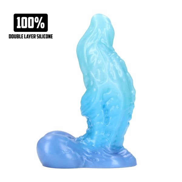 Fiction Cocks Aquatic Ravager dildo, Diep Blauwe siliconen