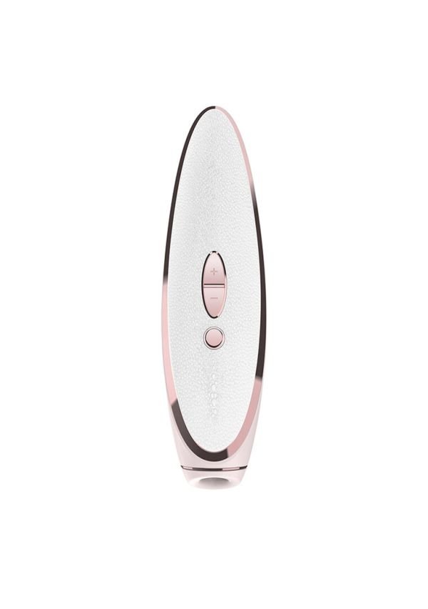 Satisfyer Prêt-à-Porter Luxe Air Pulse Vibrator Wit Roze Goud