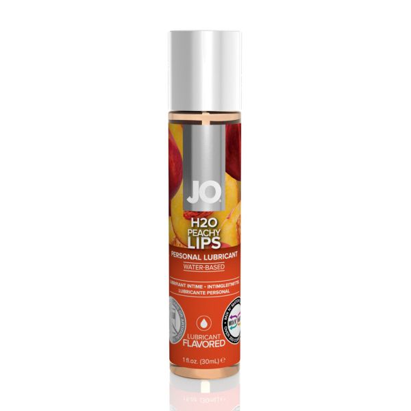 JO H2O Peachy Lips Perzik Glijmiddel Reis, 30ml