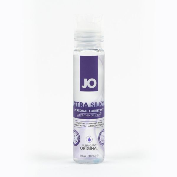 JO Xtra zijdeachtig ultra-dun siliconen reismaat, 30ml