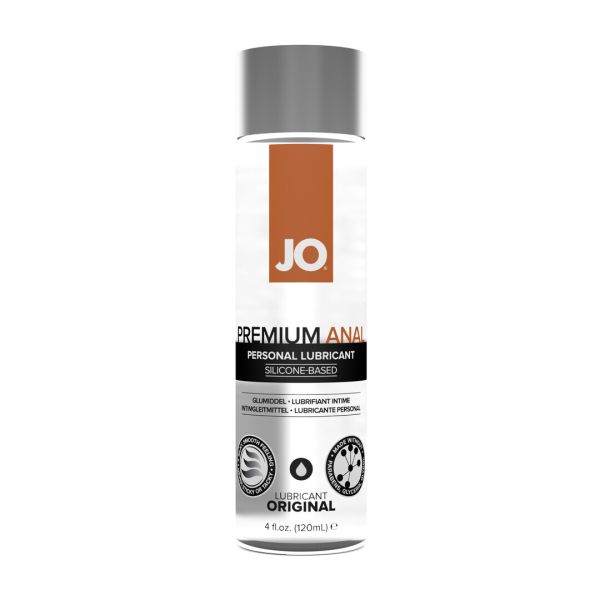 JO Premium Anaal Siliconen Gelijkmiddel, 120ml